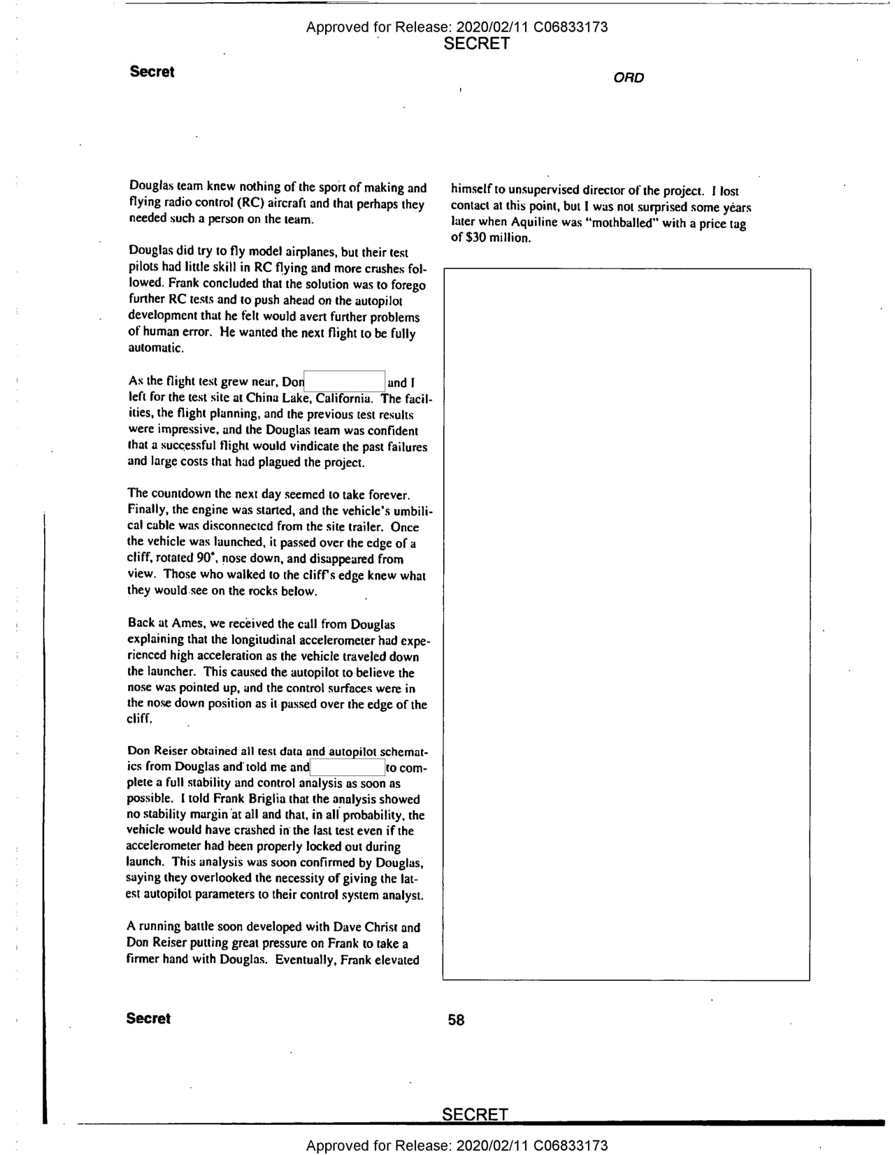 پروژه Aquiline اولین پهپاد جاسوسی CIA