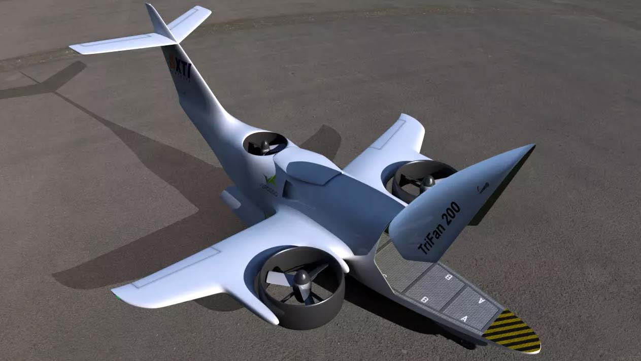 سیستم هوایی بدون سرنشین eVTOL محصول شرکت XTI