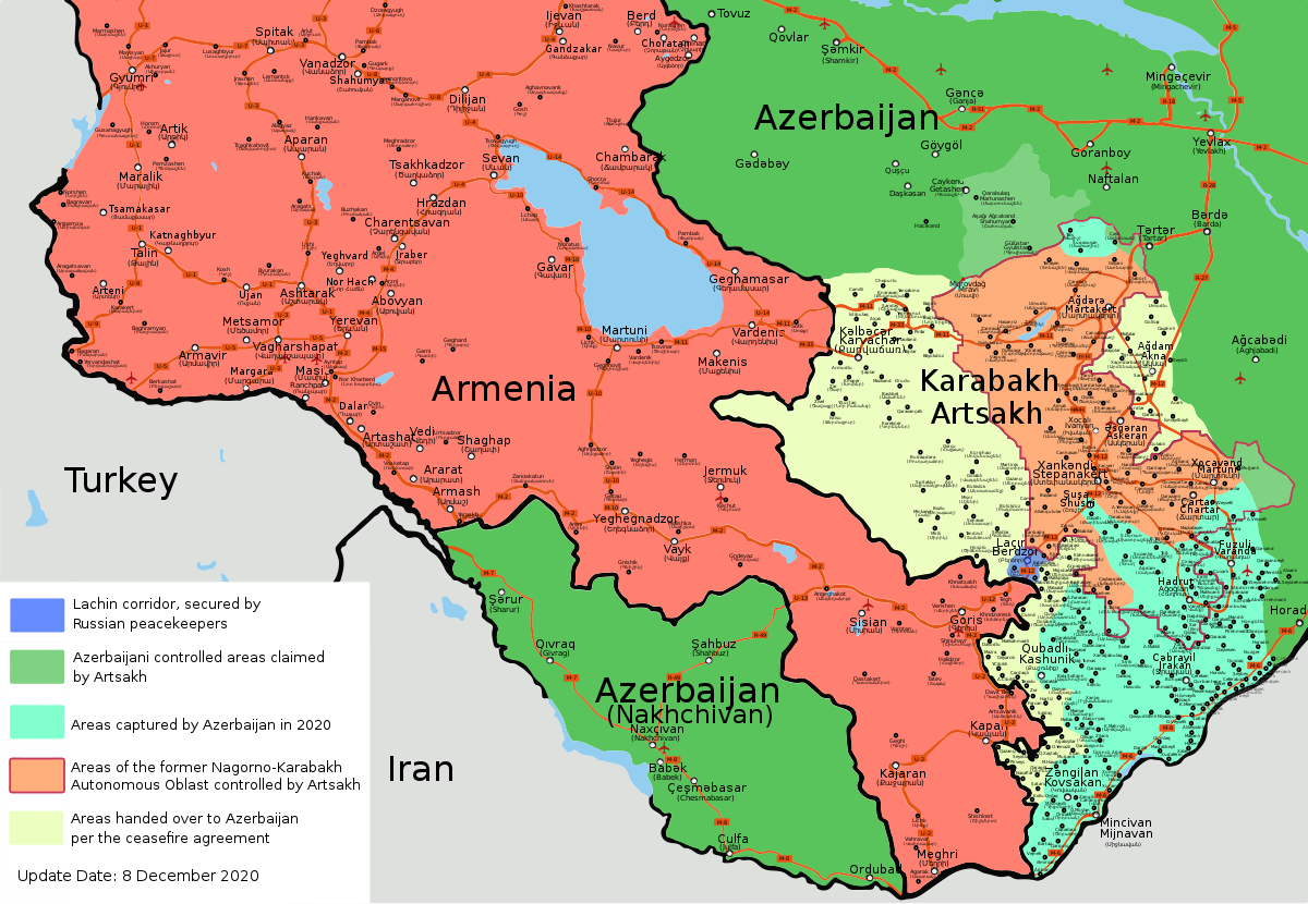 Wikipedia 2020 Nagorno-Karabakh war