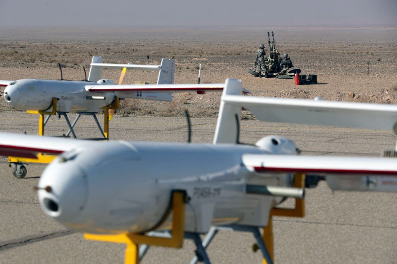 رزمایش مشترک پهپادی ارتش جمهوری اسلامی ایران دی ماه 1399 منطقه عمومی سمنان 1