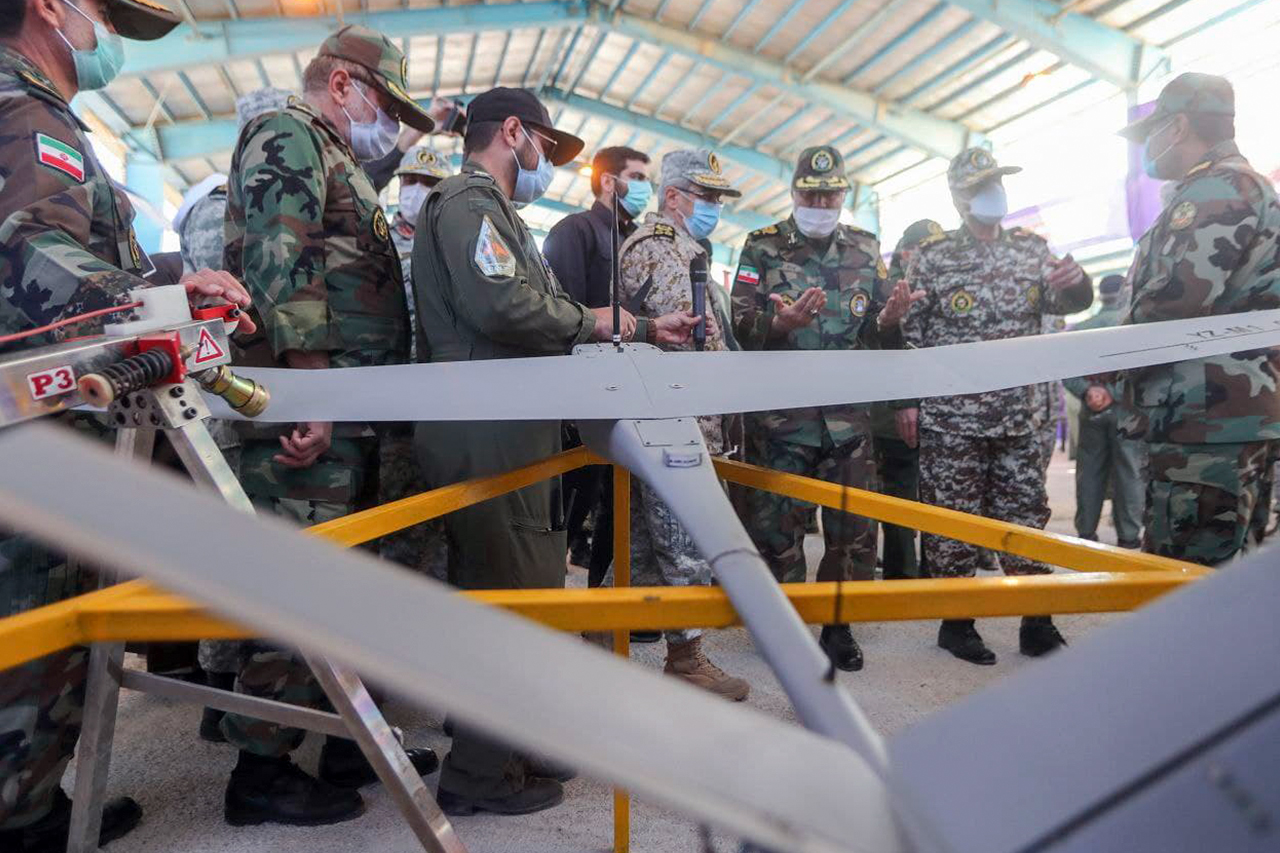 رزمایش مشترک پهپادی ارتش جمهوری اسلامی ایران دی ماه 1399 منطقه عمومی سمنان 3