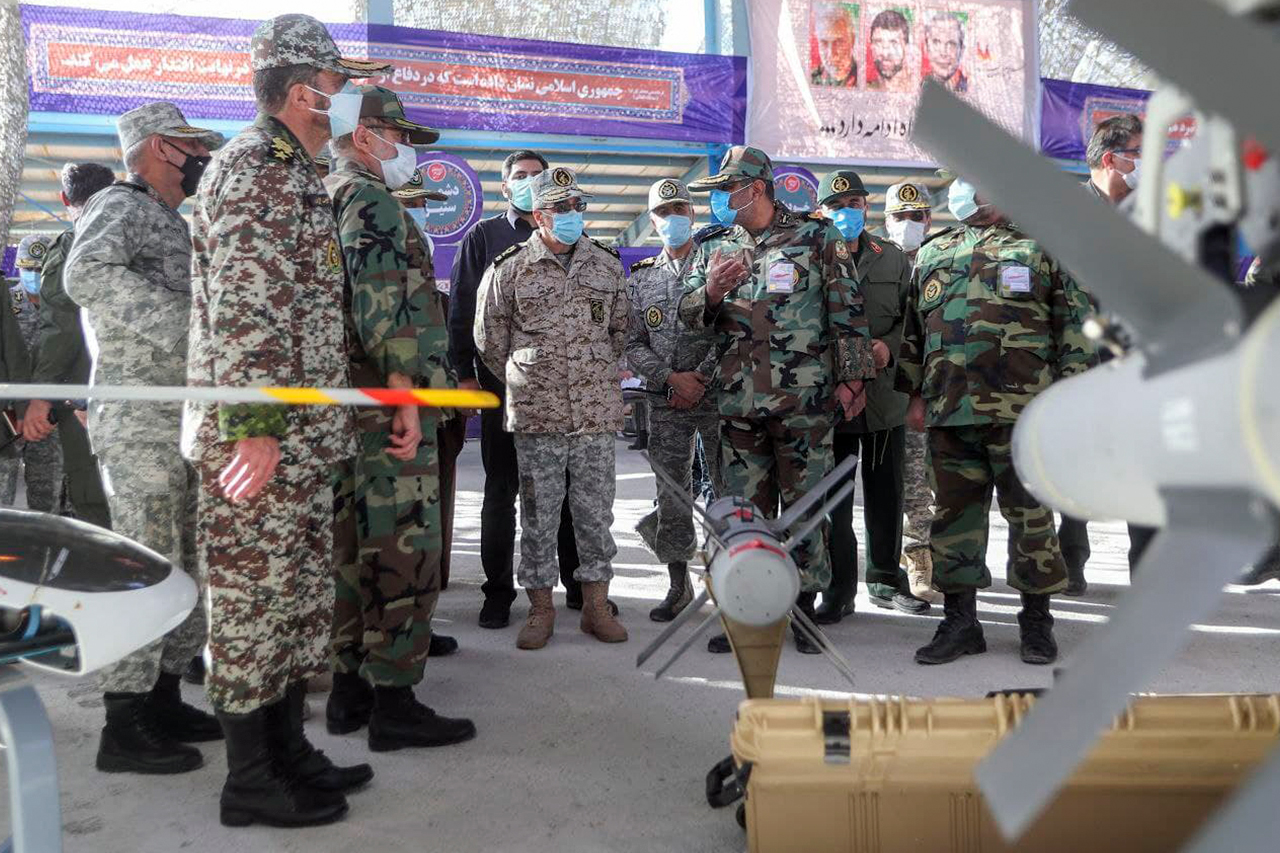 رزمایش مشترک پهپادی ارتش جمهوری اسلامی ایران دی ماه 1399 منطقه عمومی سمنان 4