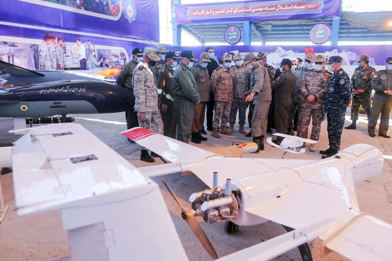 رزمایش مشترک پهپادی ارتش جمهوری اسلامی ایران دی ماه 1399 منطقه عمومی سمنان 8