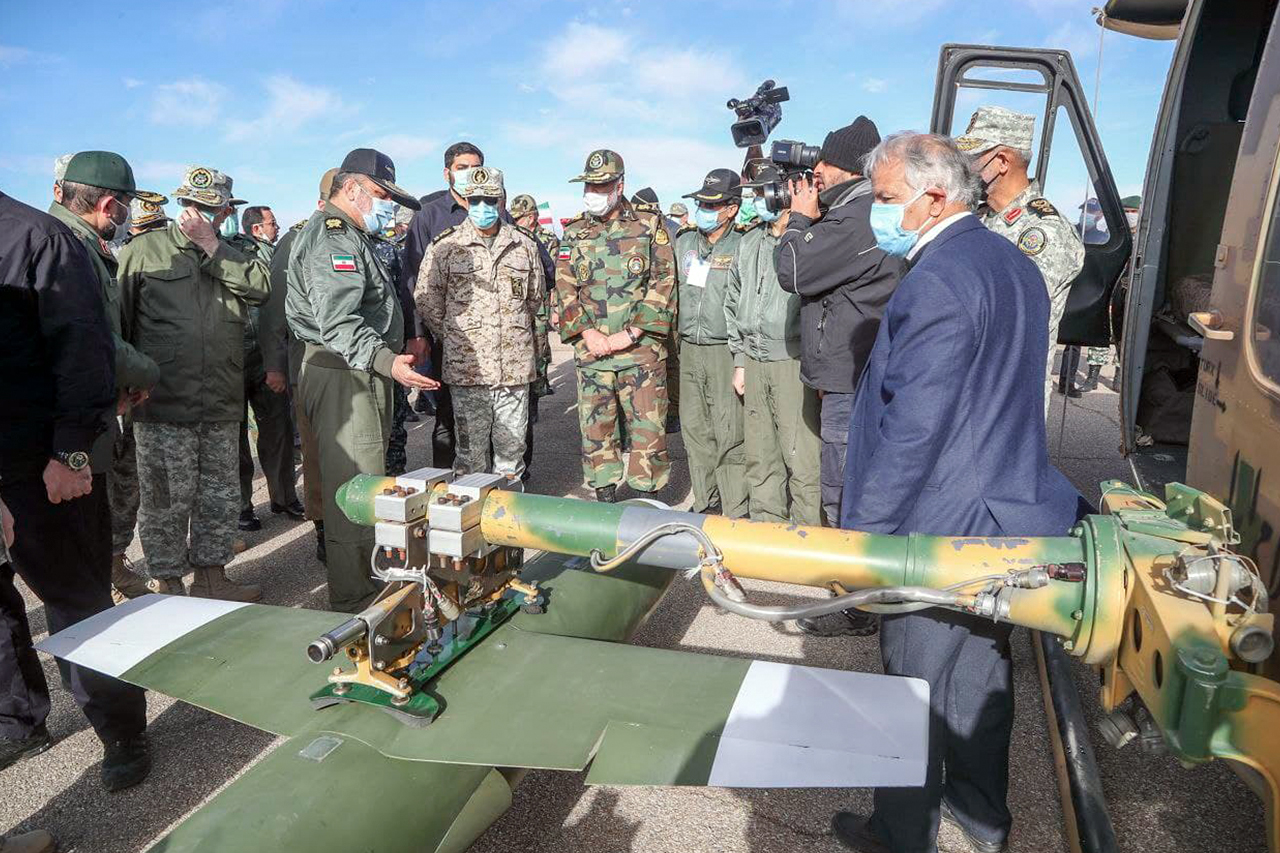 رزمایش مشترک پهپادی ارتش جمهوری اسلامی ایران دی ماه 1399 منطقه عمومی سمنان 13