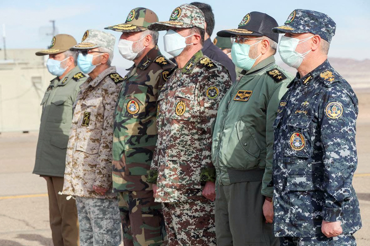 رزمایش مشترک پهپادی ارتش جمهوری اسلامی ایران دی ماه 1399 منطقه عمومی سمنان 15