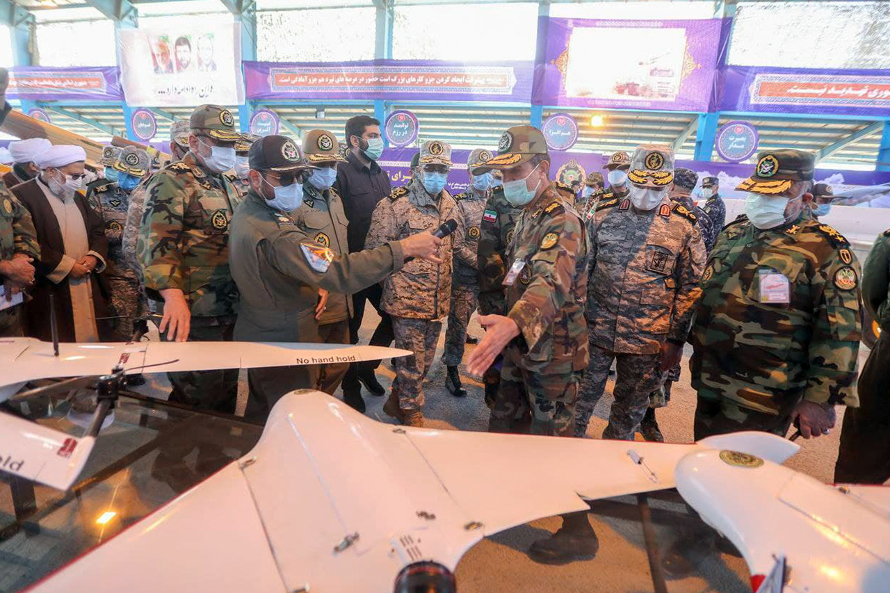 رزمایش مشترک پهپادی ارتش جمهوری اسلامی ایران دی ماه 1399 منطقه عمومی سمنان 16