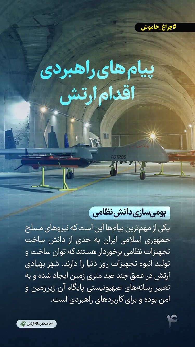 رونمایی از شهر پهپادی ارتش اهمیت و پیام‌ های آن
