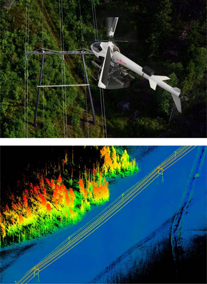 پایش زیرساخت های خطوط انتقال برق با پهپاد