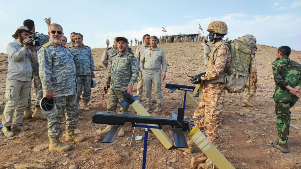 معراج 521 تازه ترین پهپاد انتحاری ایرانی که در اختیار نیروهای صابرین سپاه