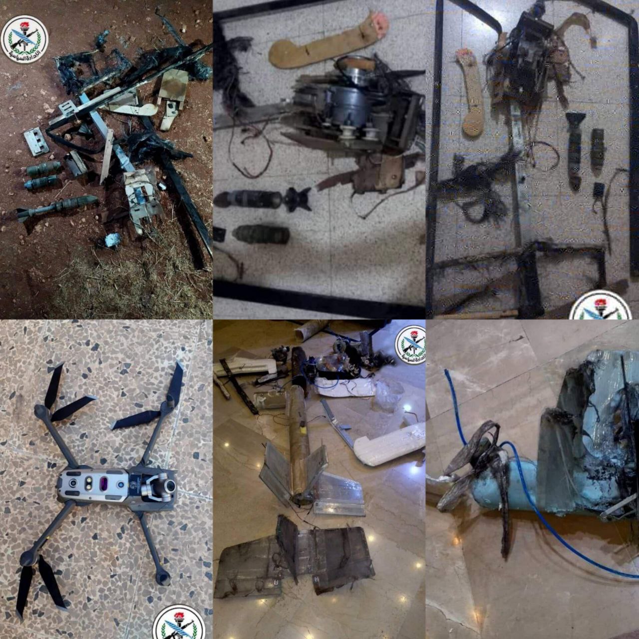 وزارت دفاع سوریه از سرنگونی چندین فروند پهپاد تروریست ها خبر داد