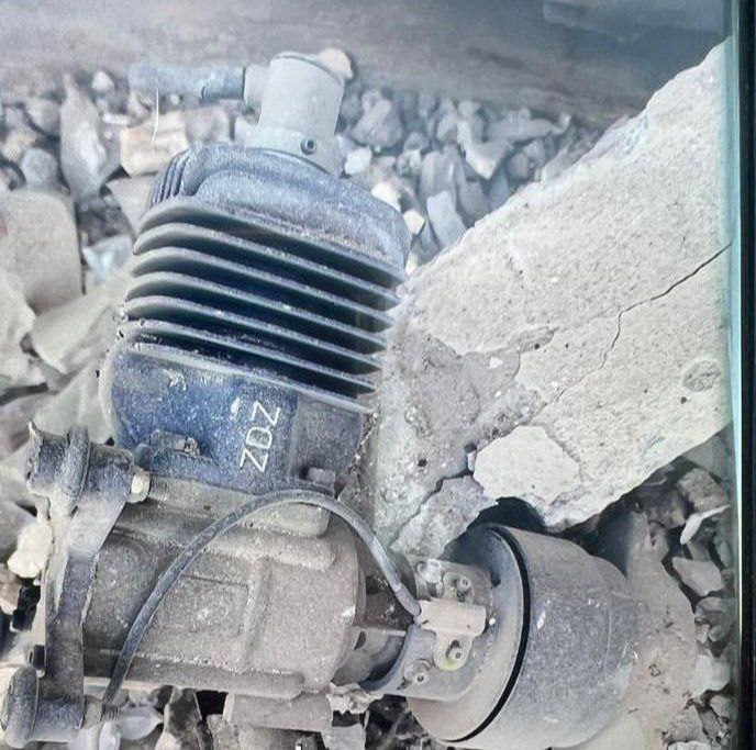 آثار سقوط پهپاد در جنوبی ترین نقطعه اراضی اشغالی یعنی بندر ایلات