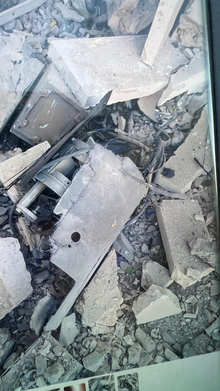 آثار سقوط پهپاد در جنوبی ترین نقطعه اراضی اشغالی یعنی بندر ایلات