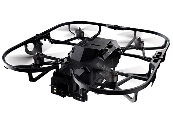 پهپاد چهار موتوره Scorpio شرکت Xtend برای عملیات داخلی توسعه یافته است و از سیستم عامل XOS شرکت استفاده می‌کند که به هر سرباز امکان می‌دهد در عرض چند دقیقه به اپراتور پهپاد تبدیل شود. تصویر: Xtend