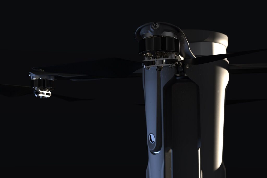 پهپاد چهارموتوره عمودپرواز X-FRONTER