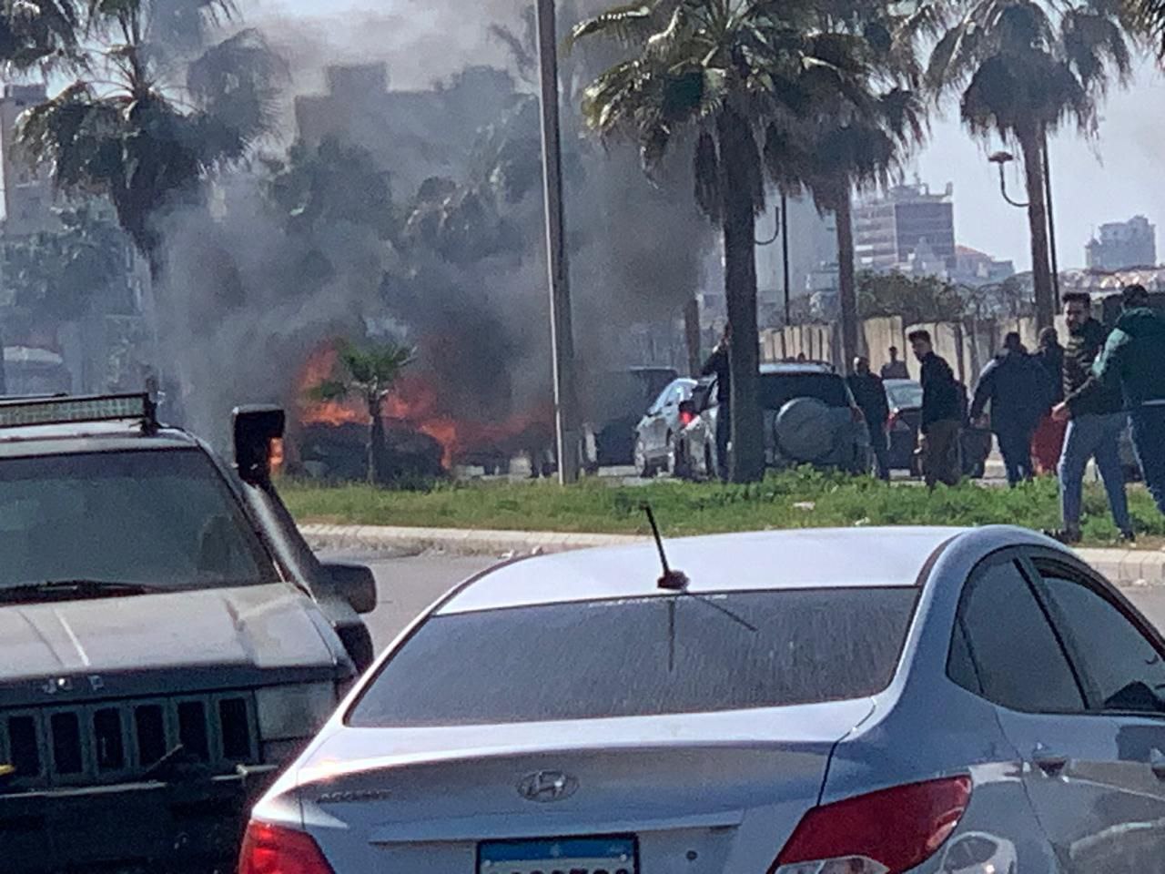 حمله پهپادی اسرائیل به خودرویی در جاده ساحلی صیدا