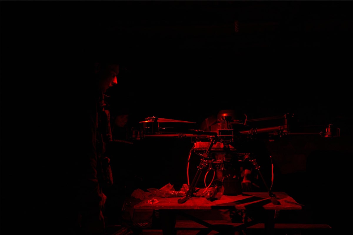 «ومپایر»؛ عملیات شبانه تیپ ۲۵ هوابرد اوکراین با پهپادهای قاتل