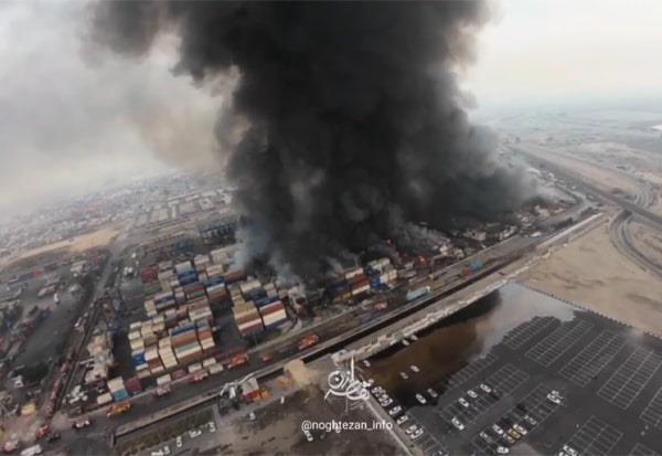 انفجار گمرک شهید رجایی بندر عباس و نقش حیاتی پهپادها