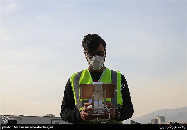 پرواز پهپادها در برج میلاد تهران 22 بهمن 1399 15