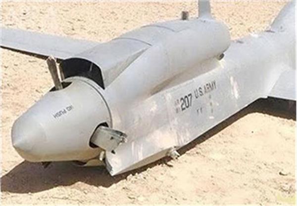 سقوط هواپیمای بدون سرنشین آمریکا در ننگرهار