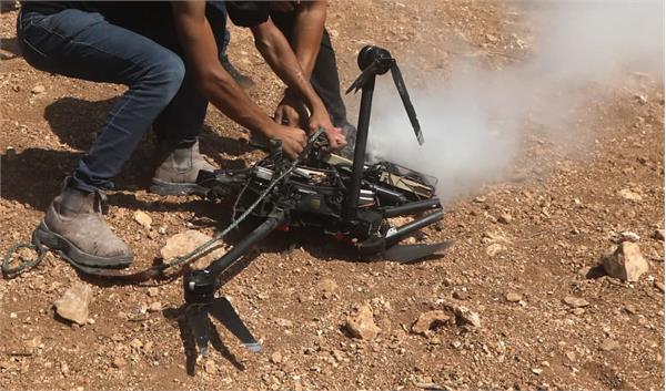 پهپاد ارتش اشغالگر قدس در بیتا ساقط شد 2