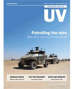 Shephard - Unmanned Vehicles - Volume 21 Number 1 - February/March 2016