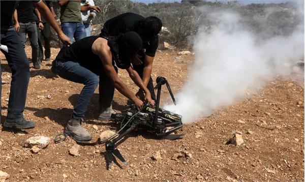 پهپاد ارتش اشغالگر قدس در بیتا ساقط شد 5